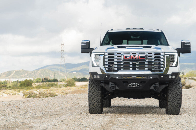 DV8 Offroad 24-26 GMC Sierra 2500/3500 Spec Series Front Bumper w/ Winch Bumpers - Steel DV8 Offroad
