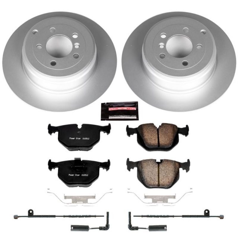 Power Stop 03-05 Land Rover Range Rover Rear Z23 Evolution Sport Coated Brake Kit Brake Kits - Performance D&S PowerStop