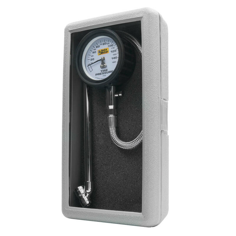 Autometer 150 PSI Analog Tire Pressure Gauge Gauges AutoMeter