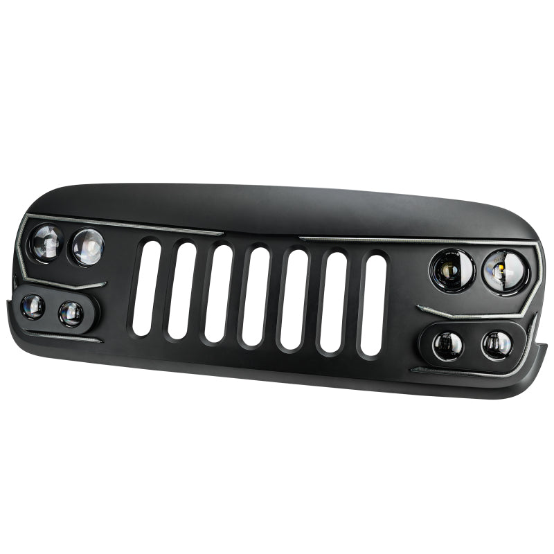 Oracle VECTOR Series Full LED Grille - Jeep Wrangler JK - NA Light Accessories and Wiring ORACLE Lighting