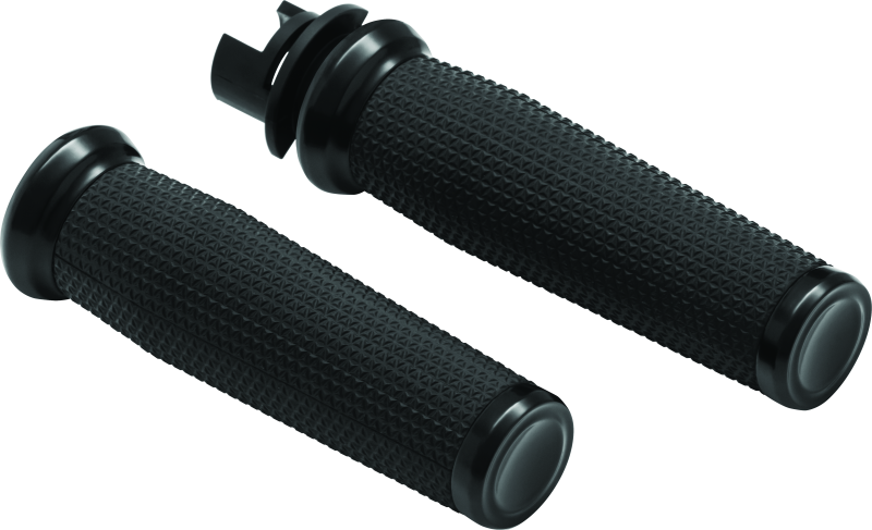 Kuryakyn Thresher Grips 14-17 Models Indian Black Bolts Kuryakyn