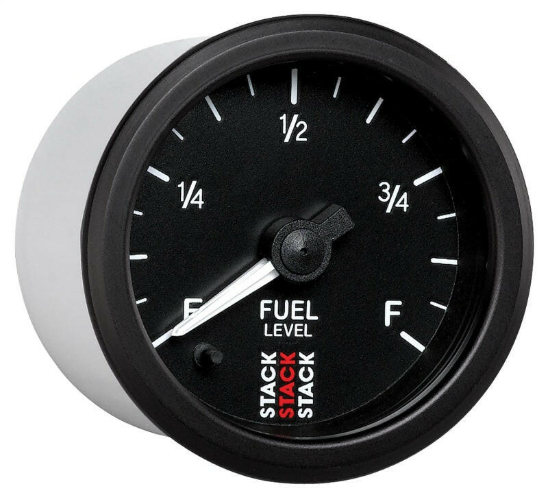 Autometer Stack Instruments 52mm 0-280 Ohm Programmable Pro Stepper Motor Fuel Level Gauge - Black Gauges AutoMeter