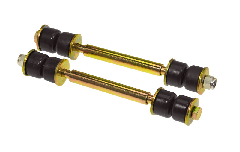 Prothane Universal End Link Set - 5 3/8in Mounting Length - Black Sway Bar Bushings Prothane