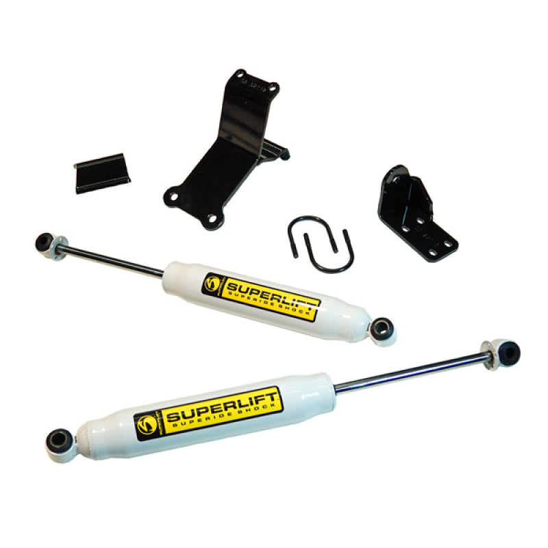Superlift 14-18 Ram 2500 & 13-18 3500 w/ SR Cylinders High Clearance Dual Steering Stabilizer Kit Steering Stabilizer Superlift