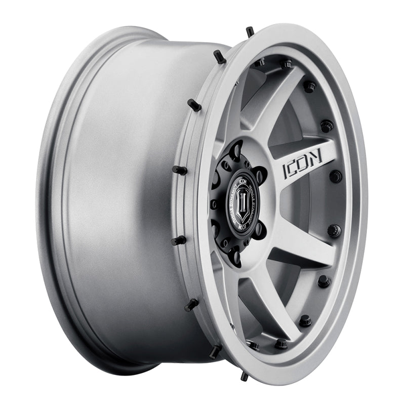 ICON Rebound Pro 17x8.5 / 5x5.5 / 0mm / 4.75in BS Titanium Wheel Wheels - Cast ICON