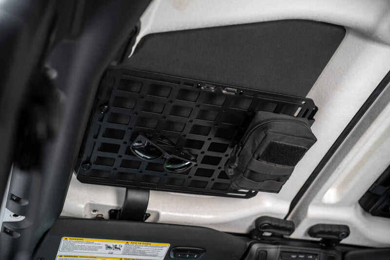 DV8 Offroad 2018-2025 Jeep Wrangler JL Roof Mount for 15In x 12In Molle Panel Exterior Trim DV8 Offroad