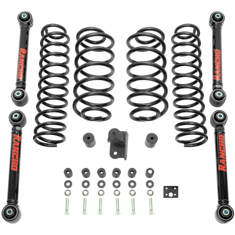 Rancho 97-06 Jeep TJ Front and Rear RS6503B Suspension System - Master Part Number / One Box Lift Kits Rancho