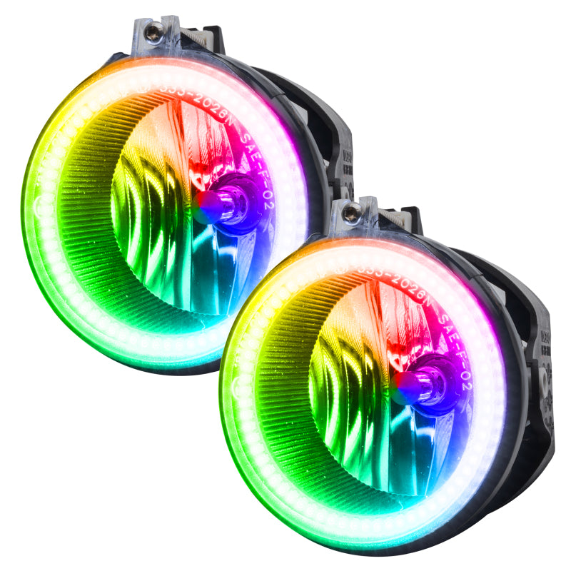 Oracle Dodge Challenger 08-14 LED Waterproof Fog Halo Kit - ColorSHIFT Fog Lights ORACLE Lighting