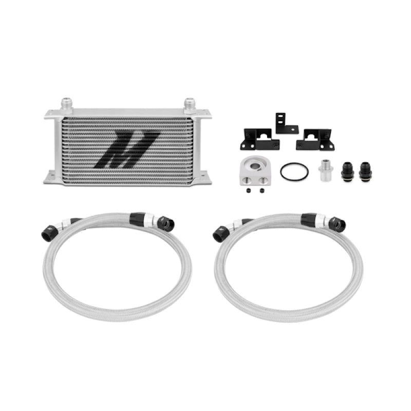 Mishimoto 07-11 Jeep Wrangler JK Oil Cooler Kit - Silver Oil Coolers Mishimoto