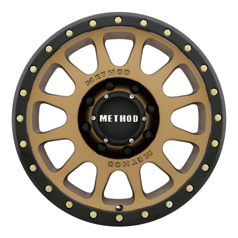Method MR305 NV 20x9 +18mm Offset 8x6.5 130.81mm CB Method Bronze/Black Street Loc Wheel Wheels - Cast Method Wheels