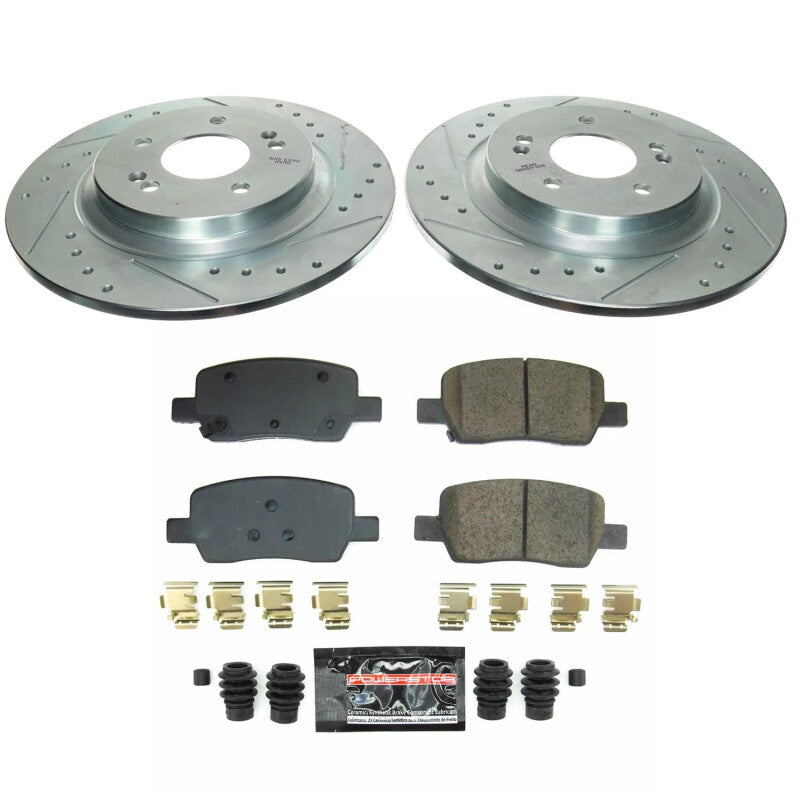 Power Stop 21-23 Hyundai Santa Fe Rear Z23 Evolution Brake Kit Brake Kits - Performance D&S PowerStop