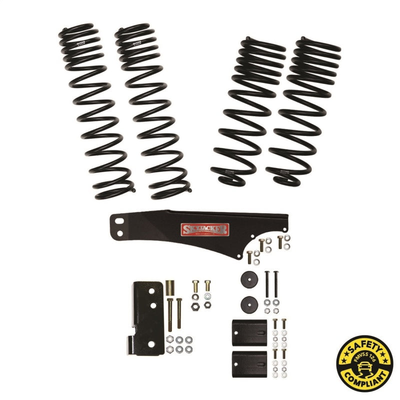 Skyjacker 07-18 Jeep Wrangler (JKU) 2.5in Lift Kit Component Box w/ Dual Rate Long Travel Springs Lift Kits Skyjacker