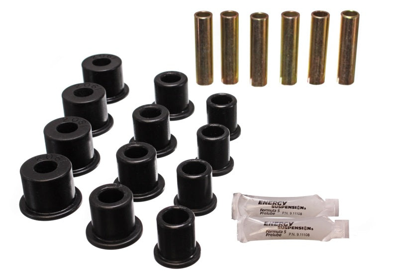Energy Suspension Rear Spring Bushings - Black Bushing Kits Energy Suspension