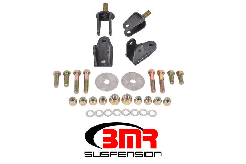 BMR 79-04 Fox Mustang Rear Coilover Conversion Kit w/o Control Arm Bracket - Black Hammertone Coilover Components BMR Suspension