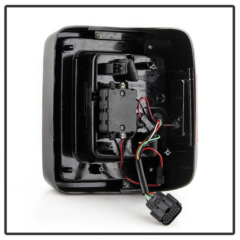 Spyder 19-20 Jeep Wrangler - Full LED Tail Lights - Seq Turn Signal - Chrome ALT-YD-JW19-SEQ-C Tail Lights SPYDER