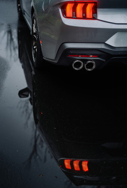 MBRP 2024+ Ford Mustang 5.0L T304 SS 3in Cat-Back Exhaust w/ Quad Carbon Fiber Tips (Valve Delete) Catback MBRP