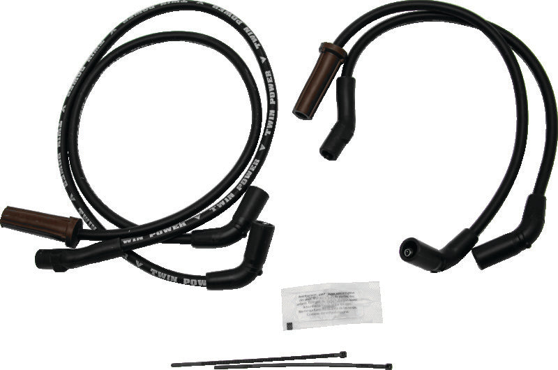 Twin Power 17-Up M8 Touring Models Black Ignition Wire Set Spark Plug Wire Sets TwinPower
