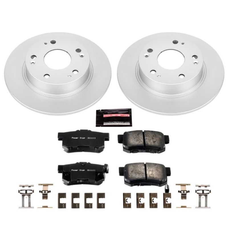 Power Stop 04-08 Acura TSX Rear Z17 Evolution Geomet Coated Brake Kit Brake Kits - Performance Blank PowerStop