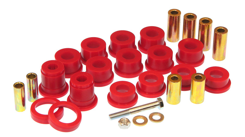 Prothane 07-11 Jeep Wrangler Front Control Arm Bushings - Red Bushing Kits Prothane