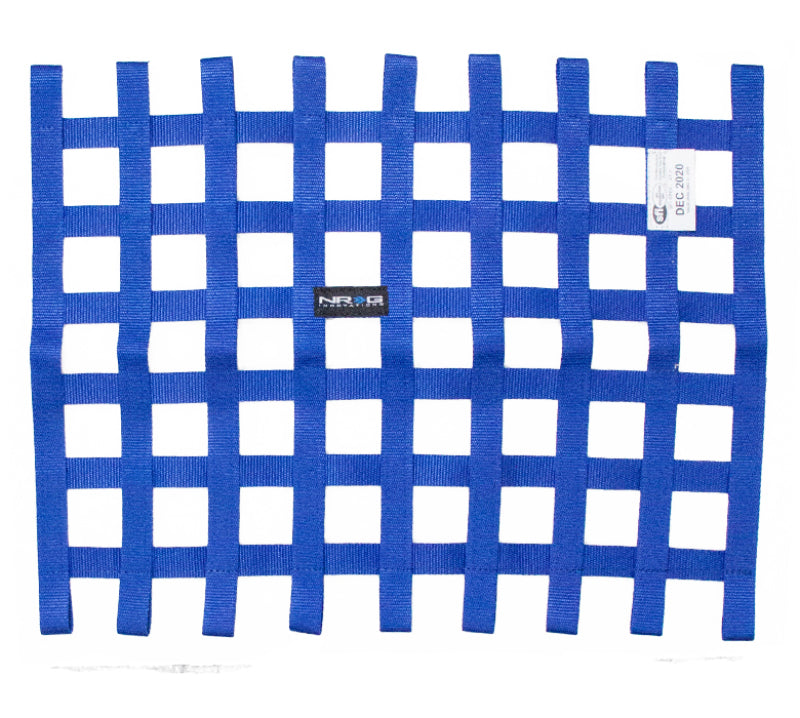 NRG SFI 27.1 Window Net 18in. x 23in. - Blue Window Nets NRG