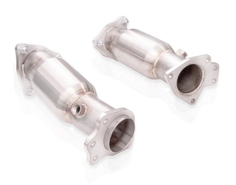 Stainless Works 20-21 Chevrolet Corvette C8 6.2L High-Flow Catted Midpipe Kit 3in Connecting Pipes Stainless Works