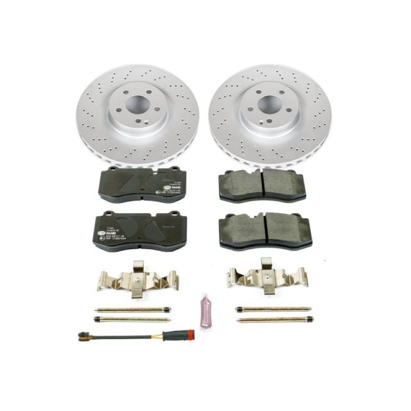 Power Stop 09-14 Mercedes-Benz CL550 Front Euro-Stop Brake Kit Brake Kits - OE PowerStop