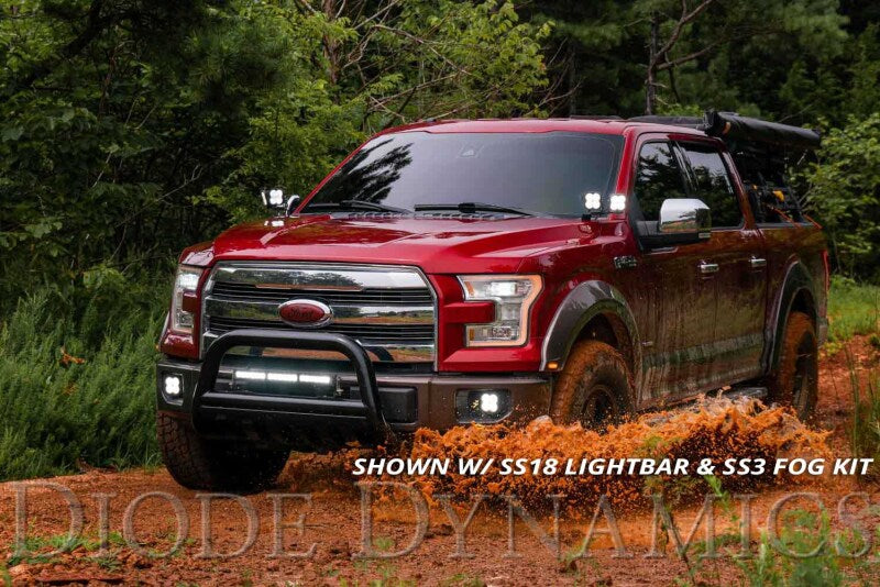 Diode Dynamics 15-20 Ford F-150 Stage Series Ditch Light Kit - Yellow Combo/Driving Light Bars & Cubes Diode Dynamics