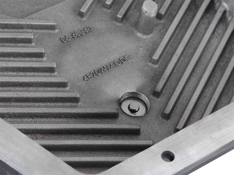 aFe Transmission Pan (Black); Ford Trucks 94-08 AODE Diff Covers aFe