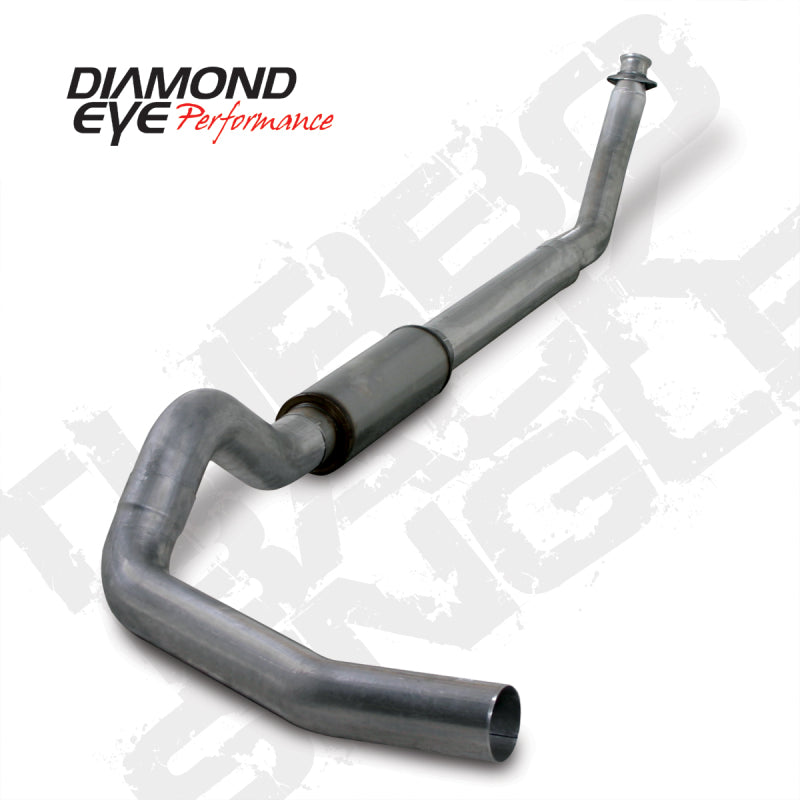Diamond Eye KIT 5in TB SGL SS: 94-02 DODGE CUMMINS 5.9L Turbo Back Diamond Eye Performance