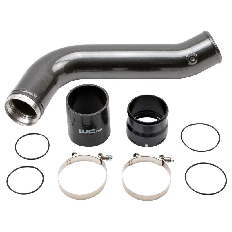 Wehrli 20-24 Chevrolet 6.6L L5P Duramax Passenger Side 3.5in Intercooler Pipe - Bengal Blue Intercooler Pipe Kits Wehrli
