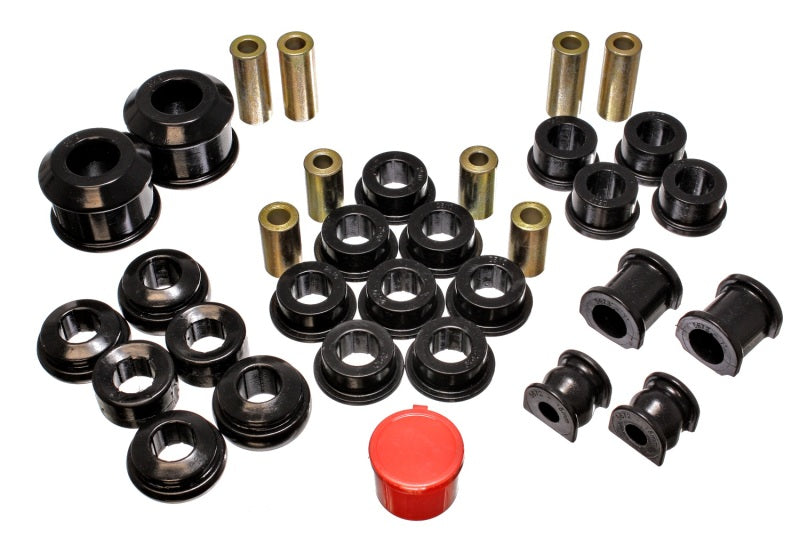 Energy Suspension 02-05 Honda Civic Si Black Hyper-Flex Master Bushing Set Bushings - Full Vehicle Kits Energy Suspension