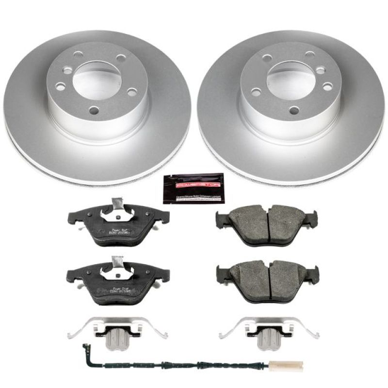 Power Stop 08-10 BMW 328i Front Z23 Evolution Sport Coated Brake Kit Brake Kits - Performance D&S PowerStop