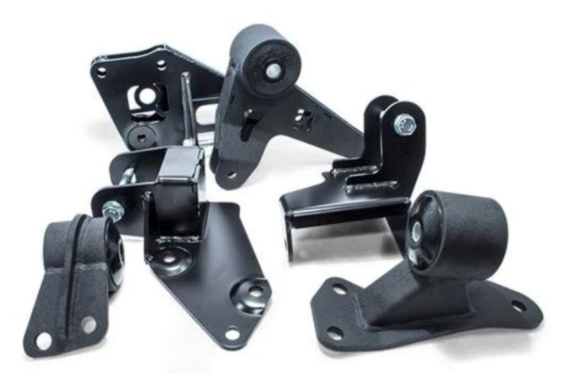 Innovative 96-00 Honda Civic Conversion Engine Mount Kit K-Series Black Steel Mounts 60A Bushings Engine Mounts Innovative Mounts