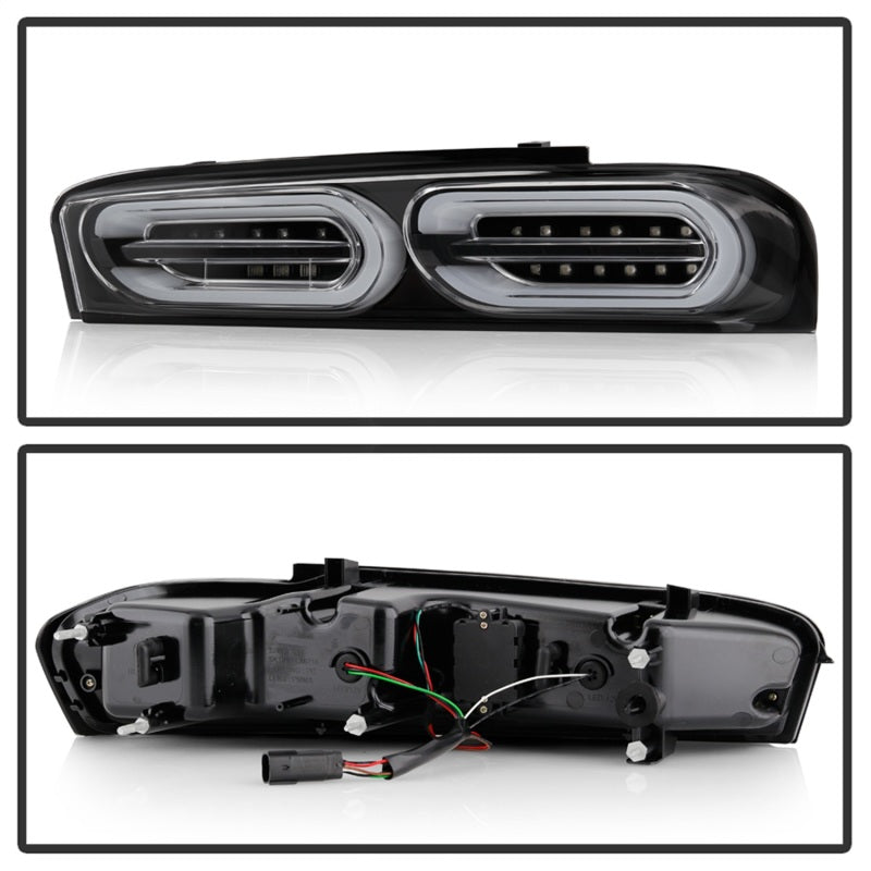 Spyder Chevy Camaro 16-18 (Do Not Fit Halogen Model) LED Tail Lights Black ALT-YD-CCAM16LED-SEQ-BK Tail Lights SPYDER