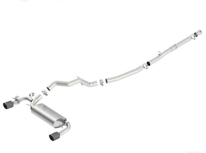 Borla 16-17 Focus RS Turbocharged 2.3L Single Split Exit ATAK Catback Exhaust Catback Borla