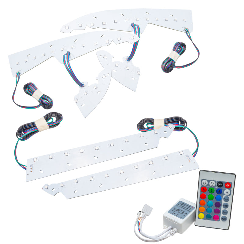 Oracle 14-15 GMC Sierra Headlight DRL Upgrade Kit - ColorSHIFT w/ Simple Controller Headlights ORACLE Lighting