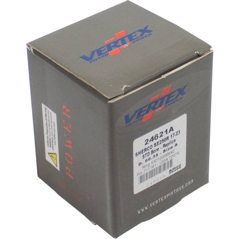 Vertex Piston 17-24 Sherco SE-R 250 250cc Cast Replica Piston Kit Piston Sets - Powersports Vertex Pistons