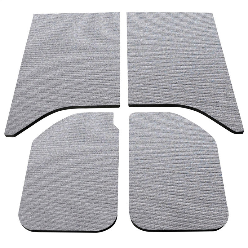 DEI 11-18 Jeep Wrangler JK 2-Door Boom Mat Headliner - 4 Piece - Gray Hard Top Accessories DEI