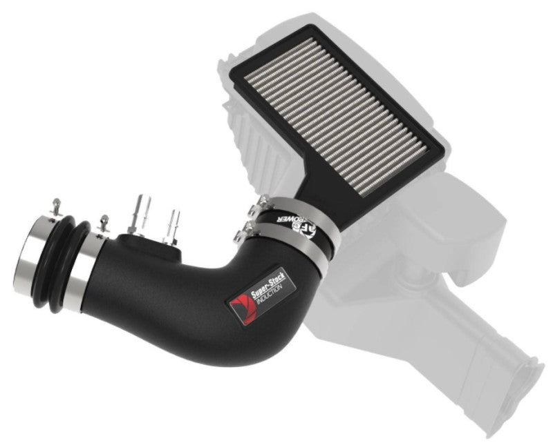 aFe Super Stock Induction System Pro Dry S Media 15-17 Ford Mustang V6-3.7L Cold Air Intakes aFe