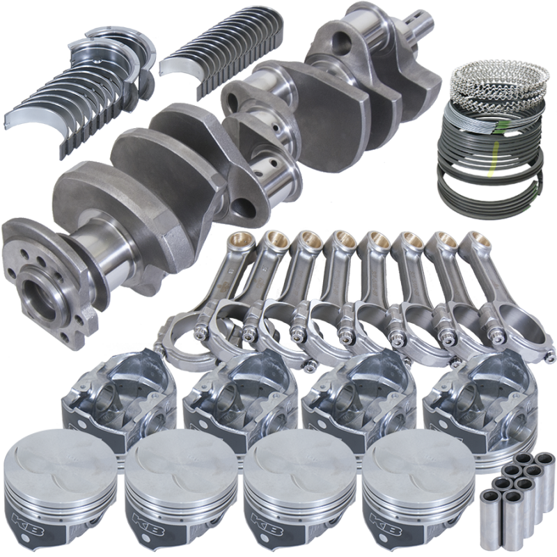 Eagle Chevy 400 3.750in Crank 5.700in I-Beam Rods -7cc Flat Top 4.185in Pistons Rotating Assembly Rotating Assemblies Eagle