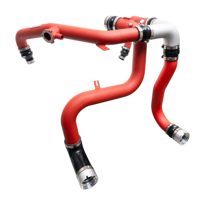 Injen 21-23 Ford Bronco 2.7L V6 (TT) EcoBoost SES Intercooler Pipes - Wrinkle Red Intercooler Pipe Kits Injen