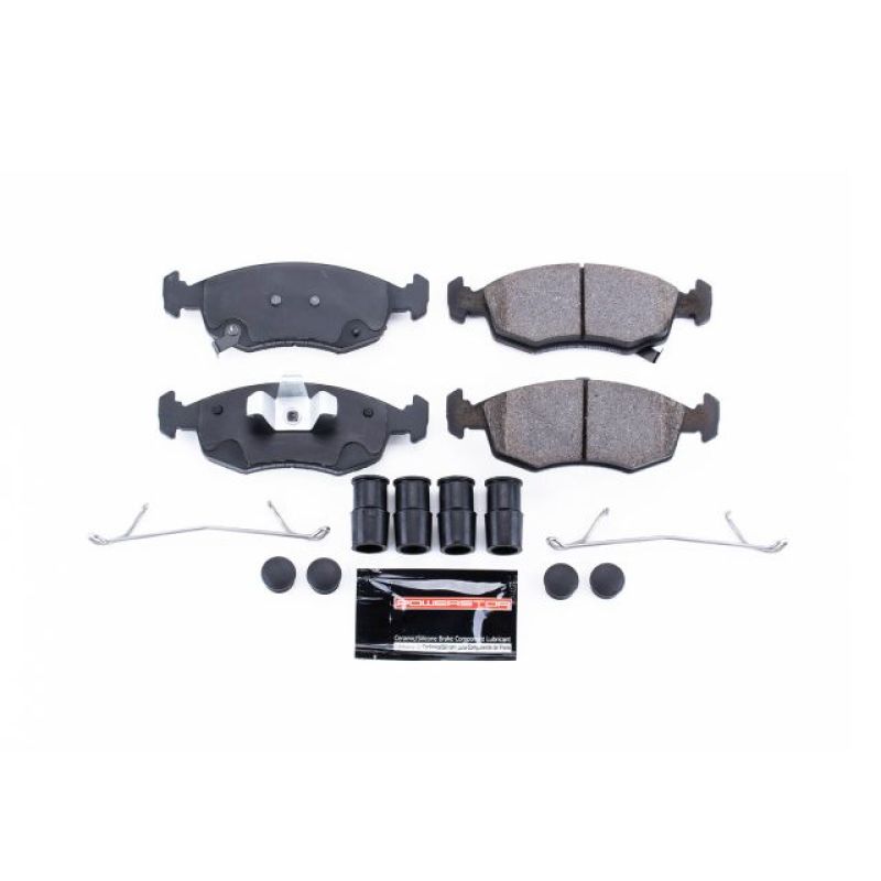 Power Stop 12-18 Fiat 500 Front Z23 Evolution Sport Brake Pads w/Hardware Brake Pads - Performance PowerStop