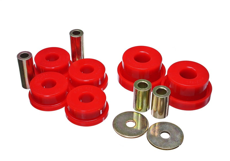 Energy Suspension 00-09 Subaru Legacy Red Rear Differential Mount Bushing Set Bushing Kits Energy Suspension