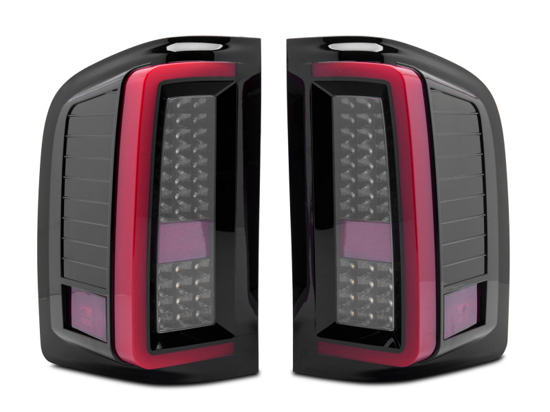 Raxiom 07-13 Chevy Silverado 1500 G2 LED Tail Lights- Black Housing (Clear Lens) Tail Lights Raxiom