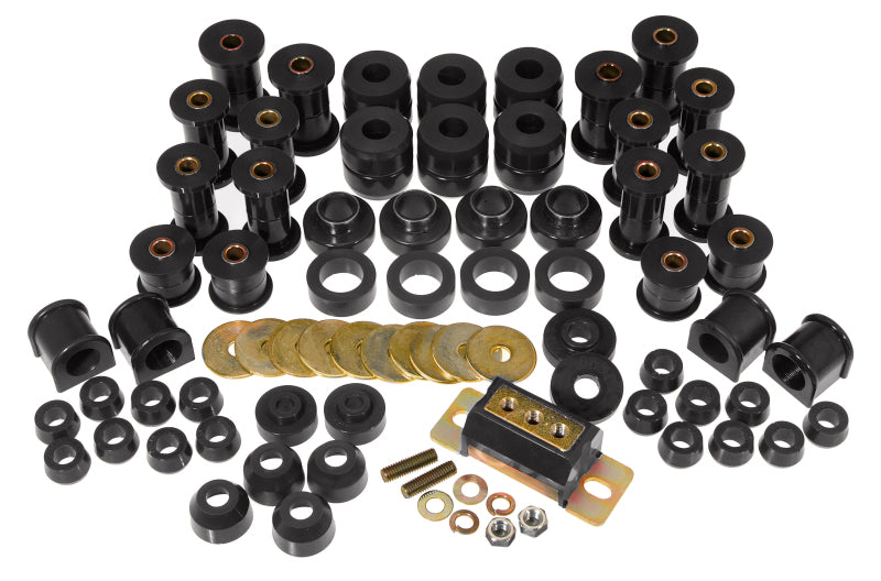 Prothane 87-96 Jeep Wrangler Total Kit - Black Bushings - Full Vehicle Kits Prothane