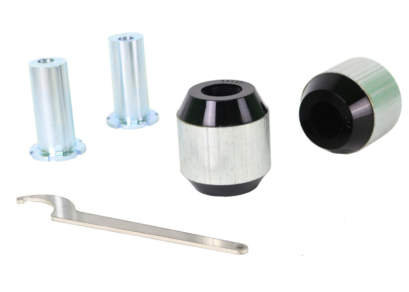 Whiteline 18-23 Kia Stinger Front Control Arm Lower Bushing Kit Double Offset Bushing Kits Whiteline