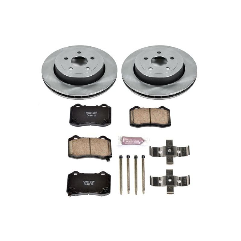 Power Stop 06-10 Jeep Grand Cherokee Rear Autospecialty Brake Kit Brake Kits - OE PowerStop