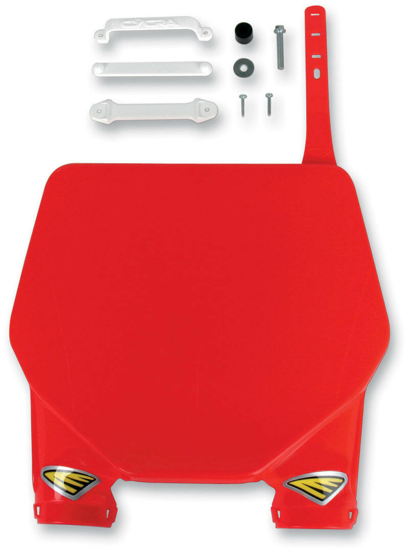 Cycra 08-09 Honda CRF250 / 2008 CRF450 Stadium Number Plate - Red Plastics Cycra