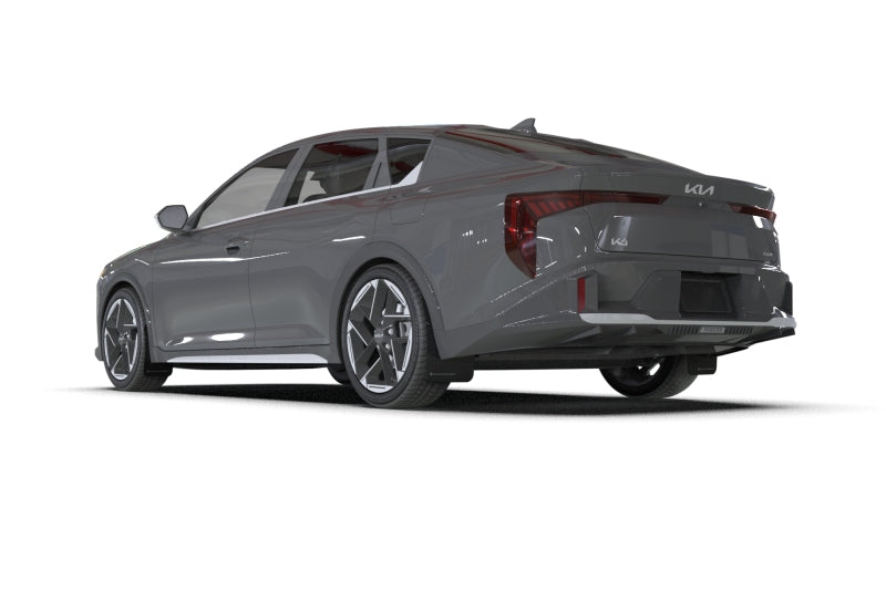 Rally Armor 2025+ Kia K4 Black Mud Flap Dark Grey Logo Mud Flaps Rally Armor