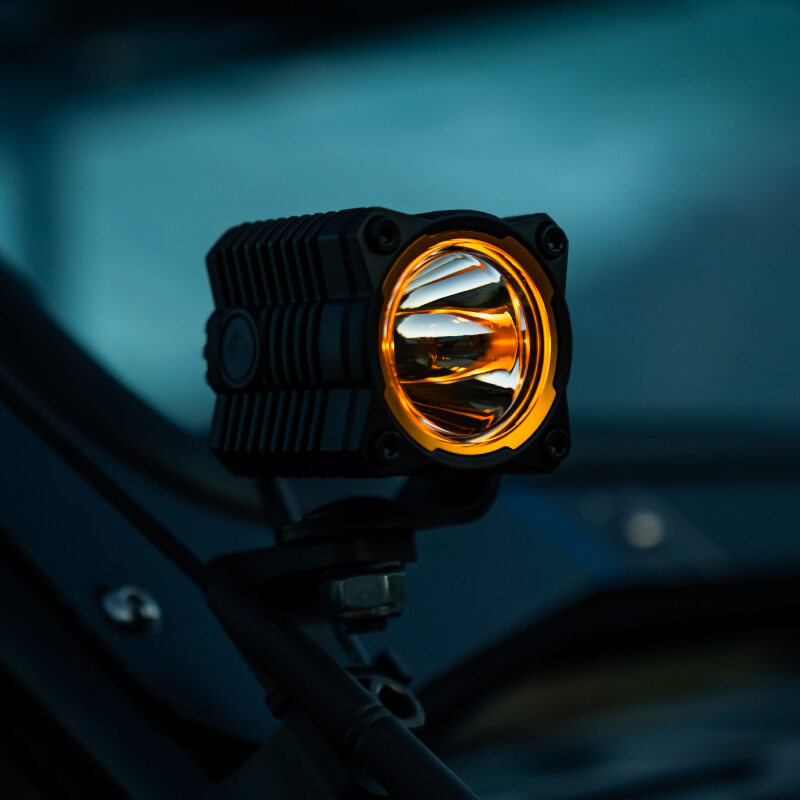 KC HiLiTES FLEX ERA 1 (Single Bezel Ring) - Gold Light Accessories and Wiring KC HiLiTES